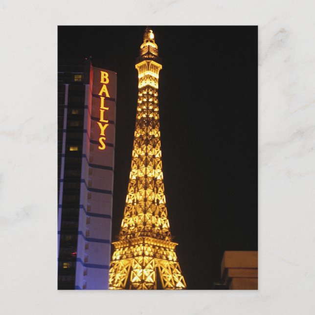 Ballys und eiffener Turm Postkarte (Vorderseite)