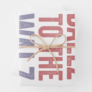 Ballz bei den Walz Harris Walz Wahlen 2024 Geschenkpapier Set