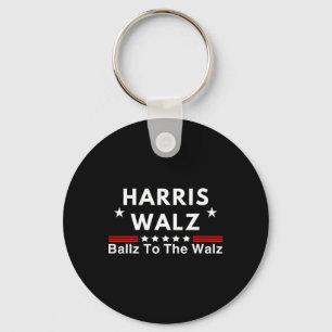 Ballz to The W Harris W 2024 Kalama Harris Waltz 2 Schlüsselanhänger