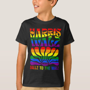 Ballz to The W Harris W 2024 Kalama Harris Waltz 2 T-Shirt