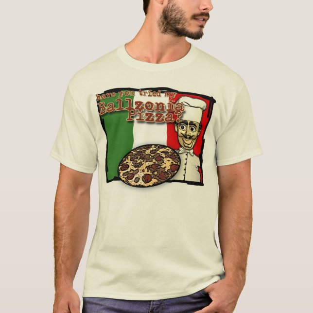 Ballzonia Pizza 2 T-Shirt (Vorderseite)