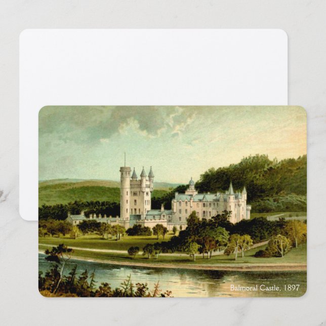 Balmoral Castle 1897 wiederhergestellt hohe Auflös (Vorne/Hinten)