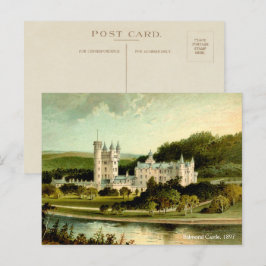 Balmoral Castle 1897 wiederhergestellt hohe Auflös Postkarte
