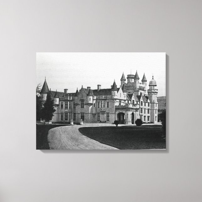 Balmoral Castle Leinwanddruck (Vorderseite)