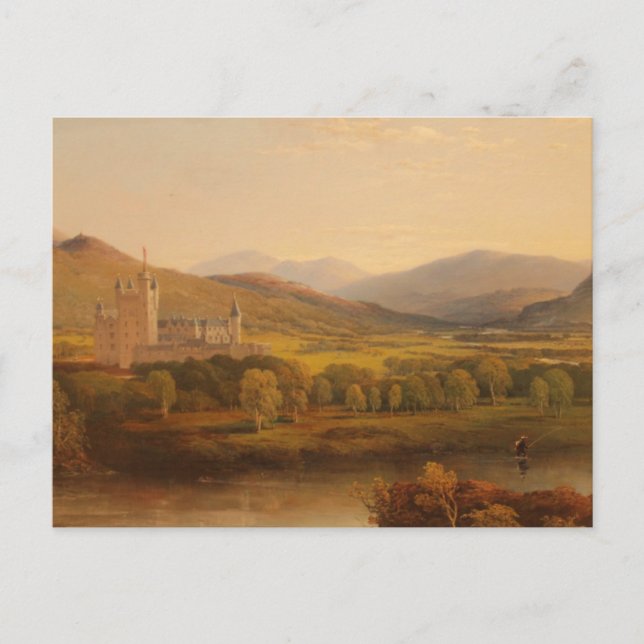 Balmoral Castle von James Cassie Postkarte (Vorderseite)