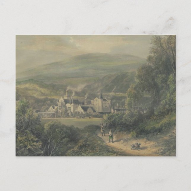 Balmoral Castle von William Gauci Postkarte (Vorderseite)