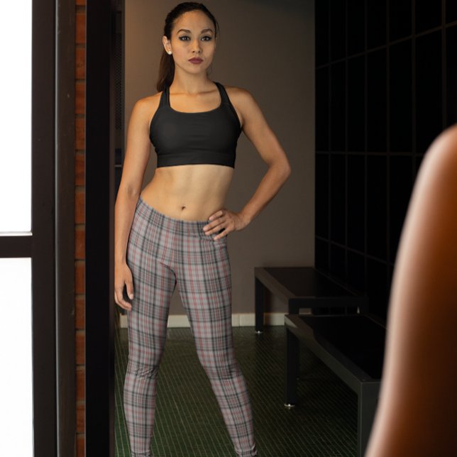 Balmoral Gray Tartan Leggings (Von Creator hochgeladen)