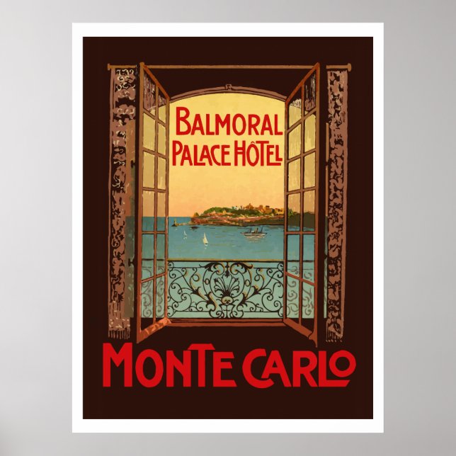 Balmoral Palace Hotel (Monte Carlo) Poster (Vorne)