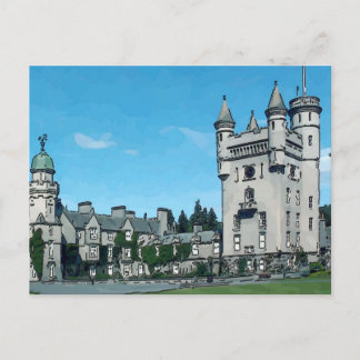 Balmoral-Schloss Postkarte