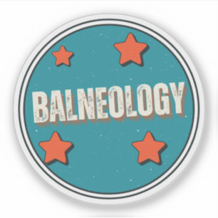 Balneologie Aufkleber
