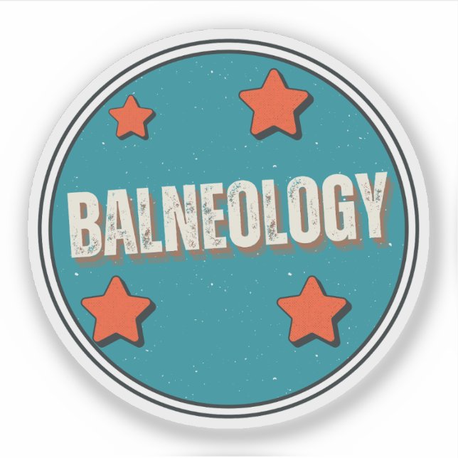 Balneologie Aufkleber (Vorderseite)