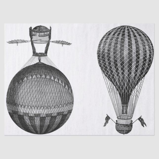 Baloon Kram-Zeitschriften-Element-Blatt Seidenpapier (Vorderseite)