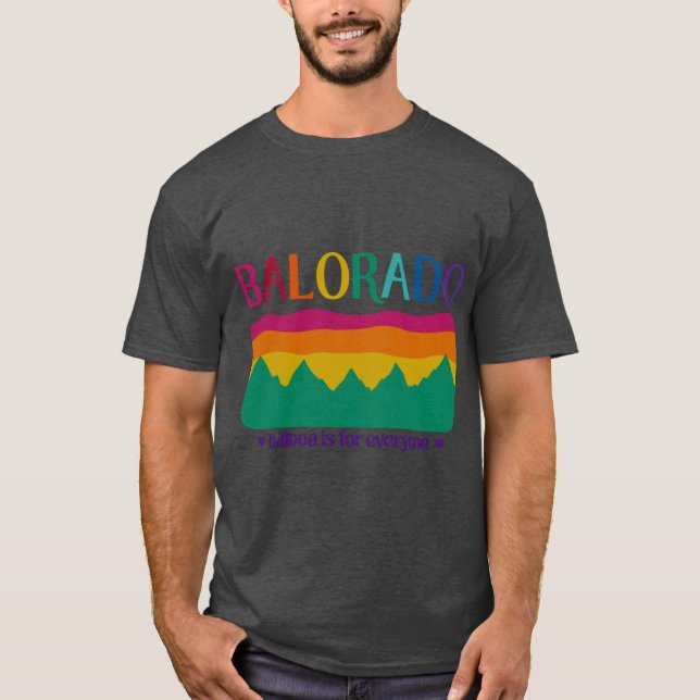 Balorado Balboa is for everyone Oversized T-Shirt (Vorderseite)
