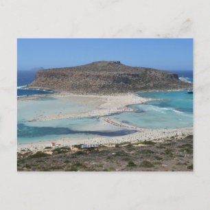 Balos Lagoon, Kreta Griechenland Beach Postcard Postkarte