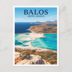 Balos Lagune Kissamos Griechenland Andenken Postkarte