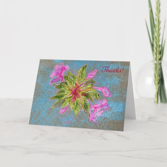 Balsam Bouquet Dankeskarte (Vorderseite)