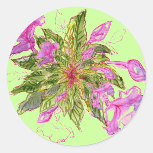 Balsam Bouquet Runder Aufkleber