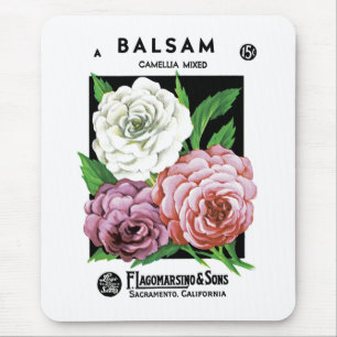 Balsam Seed Packet Label Mousepad