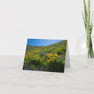 Balsam und Lupine Superbloom leere Karte