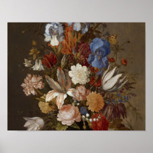 Balthasar Van der Ast - Stillleben mit Blume. Poster
