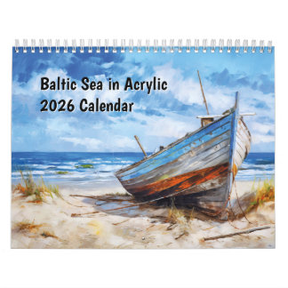 Baltic Sea in Acrylic – 2026 Calendar Kalender