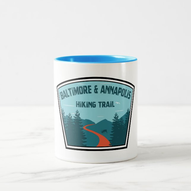 Baltimore & Annapolis Zweifarbige Tasse (Mittel)