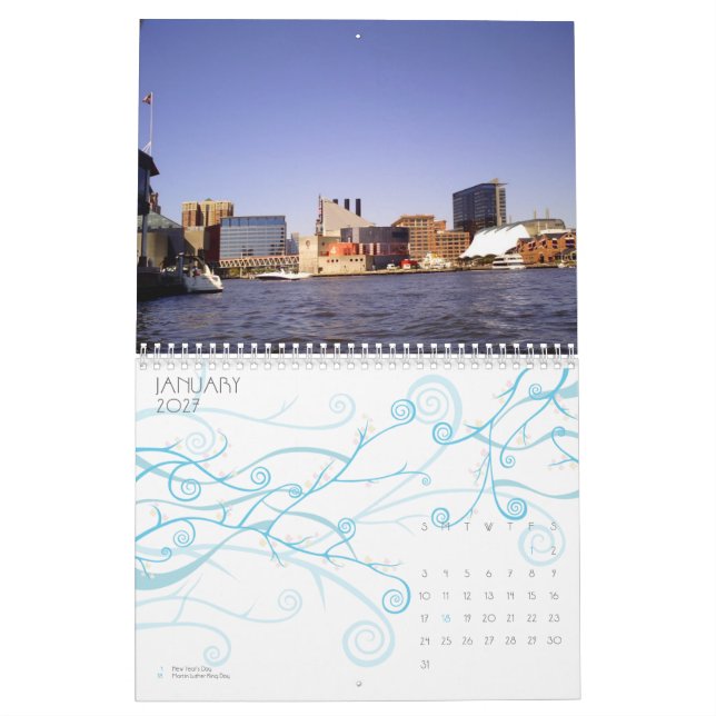 Baltimore-Aquarium Kalender (Jan 2027)
