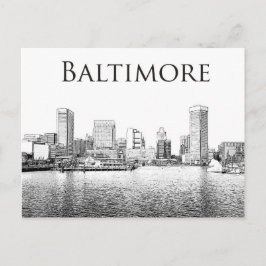 Baltimore: Aussicht auf den Innenhafen Postkarte
