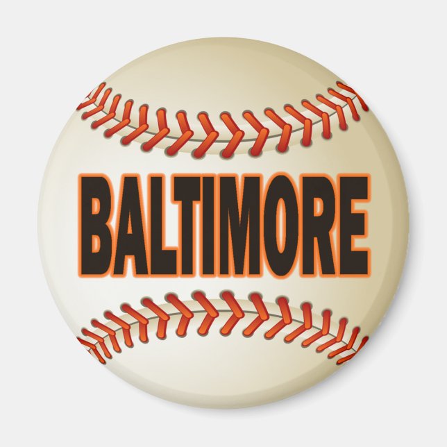 BALTIMORE BASEBALL MAGNET (Vorne)