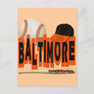 BALTIMORE BASEBALL POSTKARTE