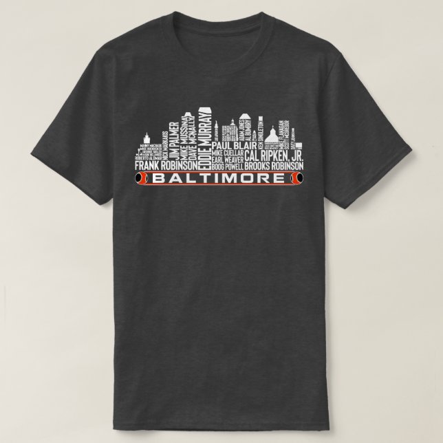 Baltimore Baseball Team All Time Legends Baltimore T-Shirt (Design vorne)