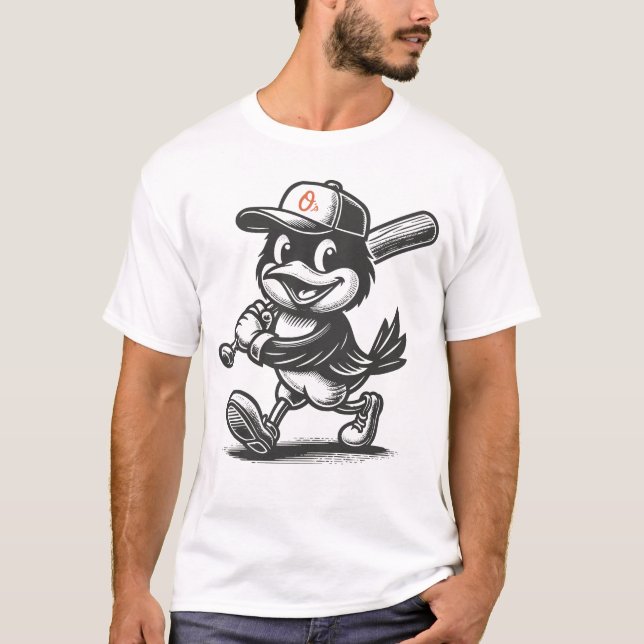 Baltimore Baseball Vintage Style T-Shirt (Vorderseite)