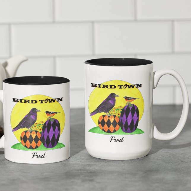 Baltimore Birdtown Personalisiert Zweifarbige Tasse (Von Creator hochgeladen)