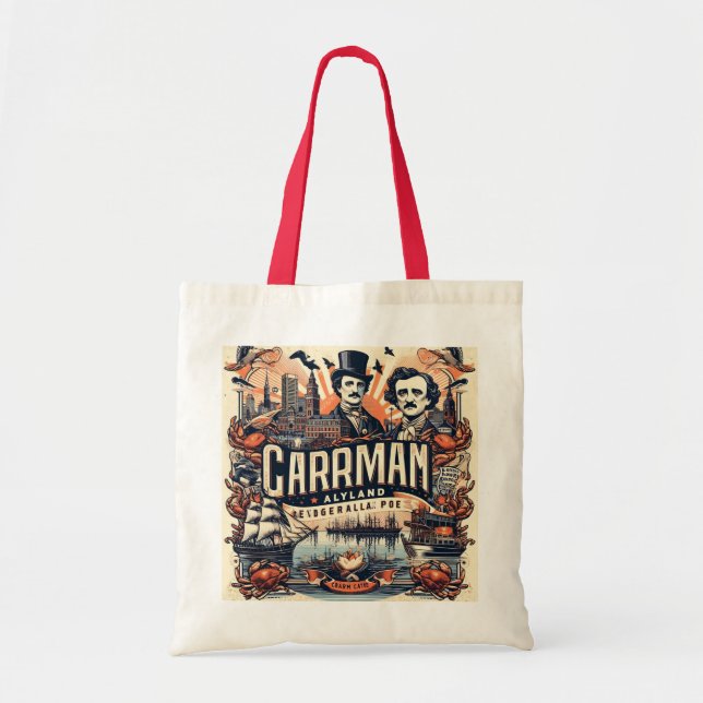  Baltimore Bites & Literary Nights Tote Tragetasche (Vorne)