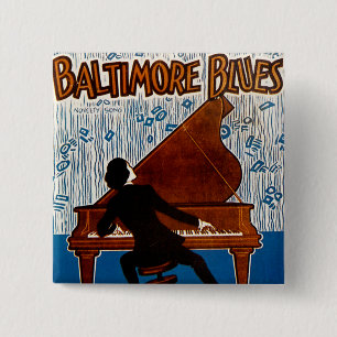 Baltimore Blues Button