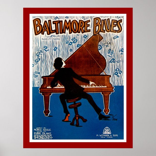 Baltimore Blues Poster (Vorne)