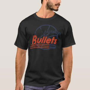 Baltimore Bullets Retro Defunktionierte Basketball T-Shirt
