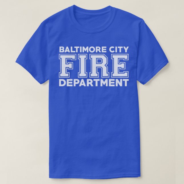 Baltimore City Fire Department Maryland Firefikäth T-Shirt (Design vorne)