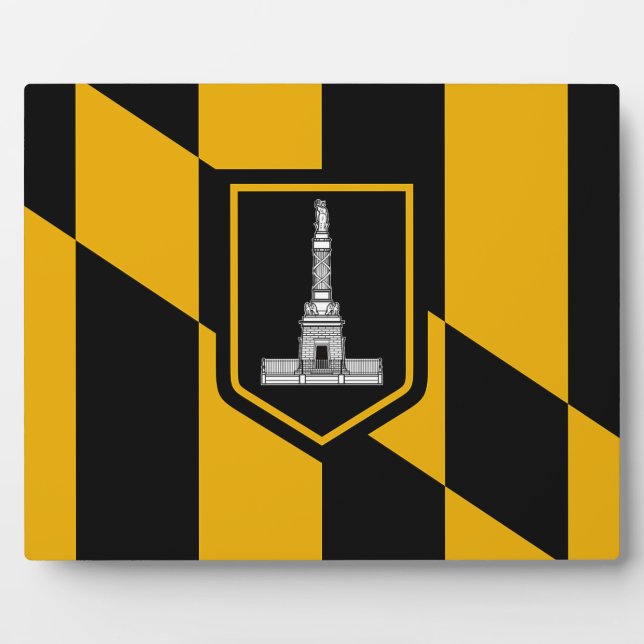 Baltimore City Flag Fotoplatte (Vorderseite)