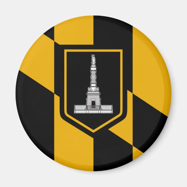 Baltimore Flag Magnet (Vorne)