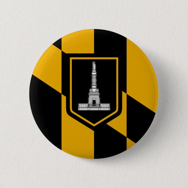Baltimore-Flagge Button (Vorderseite)