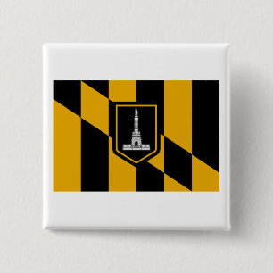 Baltimore-Flagge Button