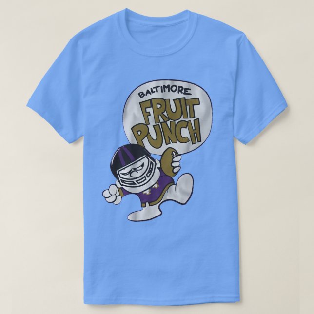Baltimore Fruchtpunch für Ravens Fans T-Shirt (Design vorne)