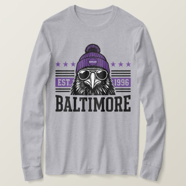 Baltimore Fußball , Baltimore Fan Geschenk, Sport T-Shirt (Design vorne)