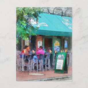 "Baltimore - Happy Hour in Fells Point": Fine Art Postkarte