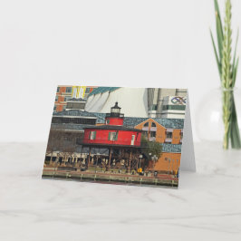 Baltimore Innenhof Seven Foot Knoll Leuchtturm Karte