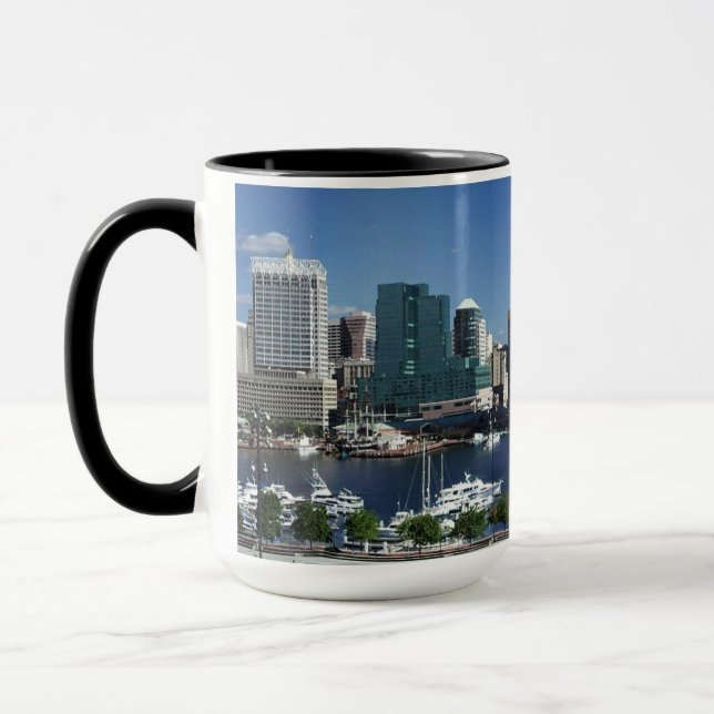 Baltimore Inner Harbour Panorama Tasse (Links)