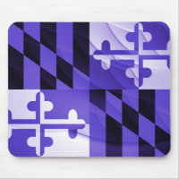 Baltimore Lila Maryland State Flag Mouse Pad