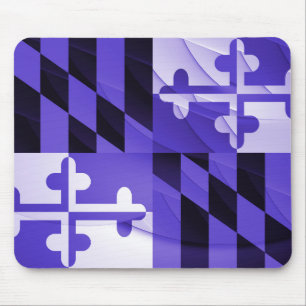 Baltimore Lila Maryland State Flag Mouse Pad Mousepad