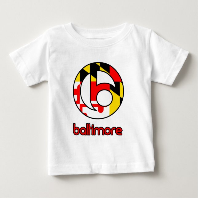 Baltimore Maryland Baby T-shirt (Vorderseite)